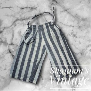 Ace & Jig Women's Size Small %100 Cotton Wide Leg Cropped Textile Pants A44